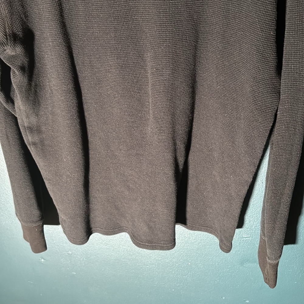 Polo Ralph Lauren Men’s Long Sleeve Crew Waffle knit  Sleep Shirt Size Large - Picture 5 of 6